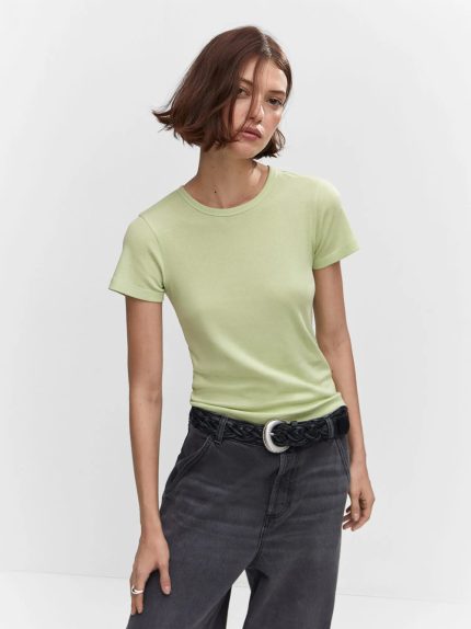 Tankaneo Womens Short Sleeve Cropped T-Shirts