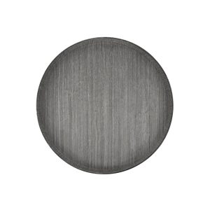 Koyal Faux Wood Round Decorative Tray Wood